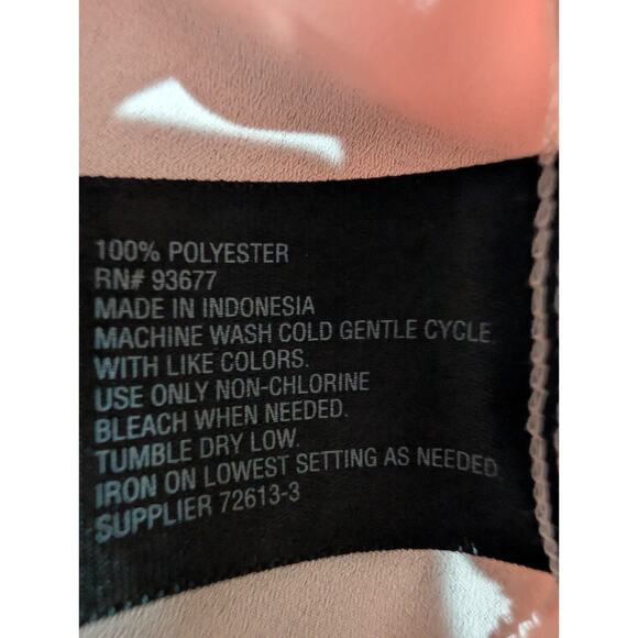 NWT Worthington Blouse PINK Women's Shirt Size 2XL - Fairycore Peasant Boho New - Picture 9 of 14